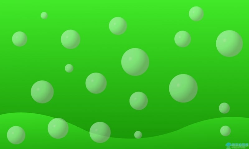 綠色泡泡