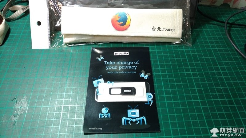 Mozilla Webcam cover & Mozilla 台北限定環保筷