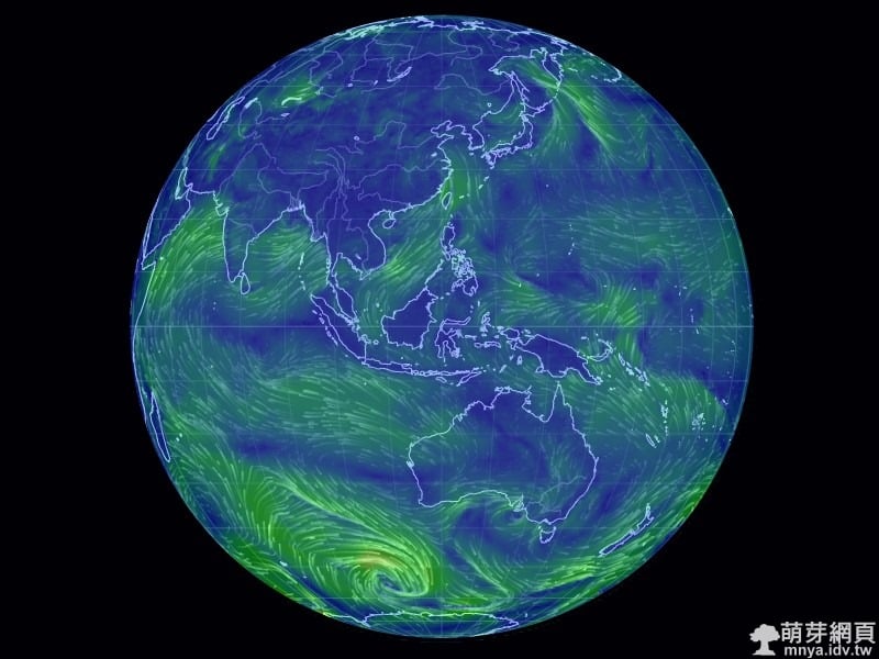 earth.nullschool.net:全球風力和天氣的動畫地圖