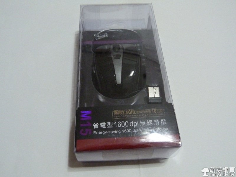 E-books M15 省電型1600dpi無線滑鼠