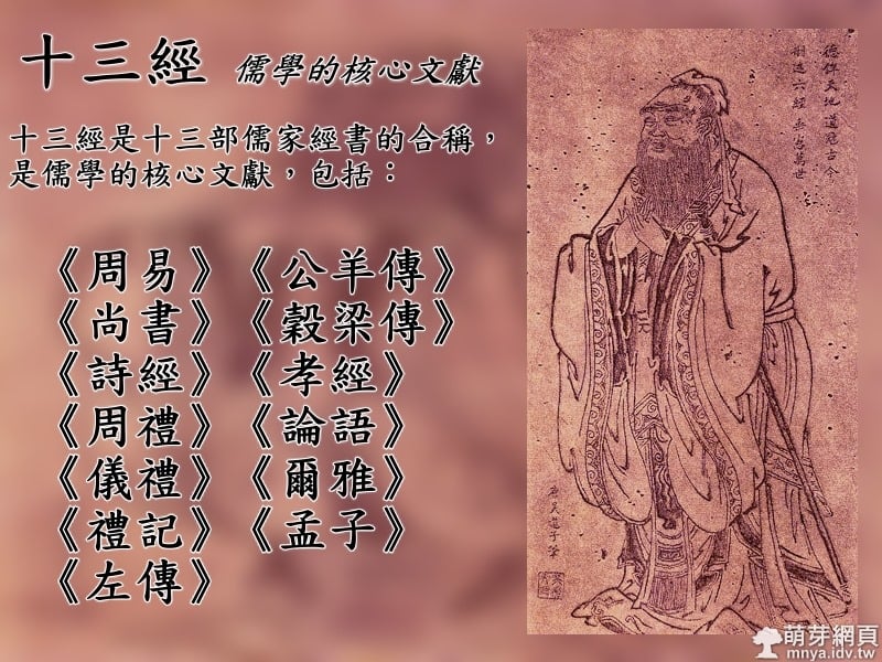 【中文文學】十三經:儒學的核心文獻