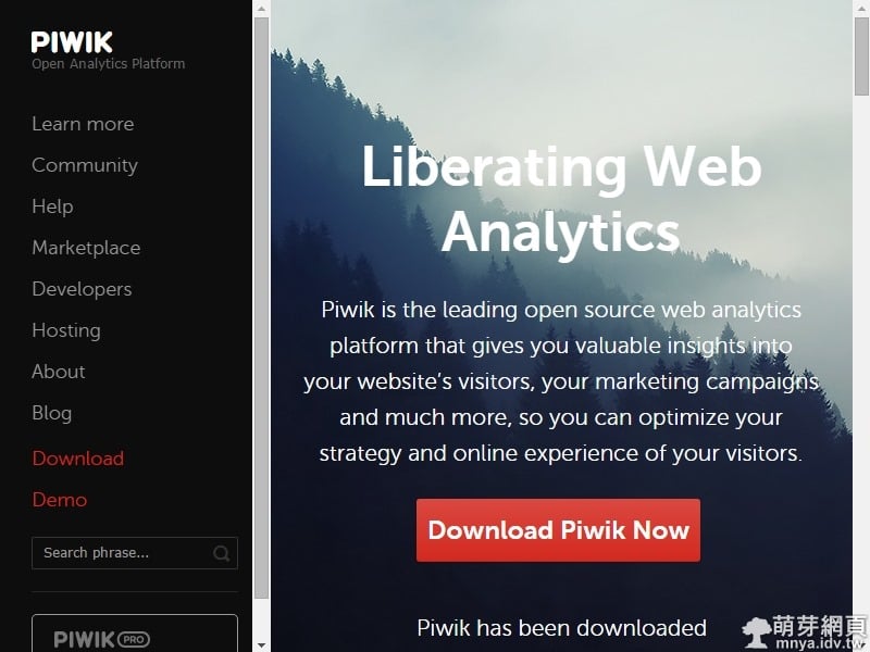 【網站程序】Piwik 免費又自由的訪客統計自架程序