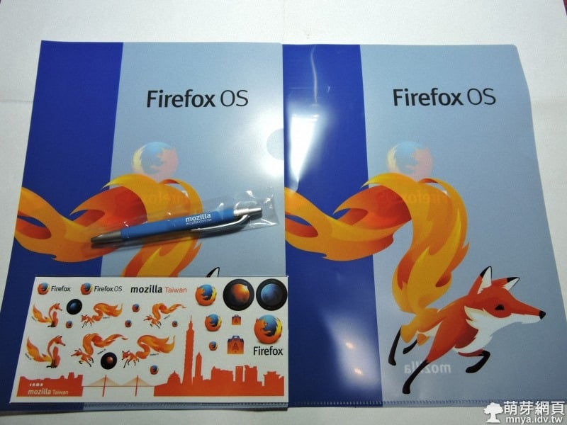 Mozilla Firefox & Firefox OS 原子筆、貼紙、L夾