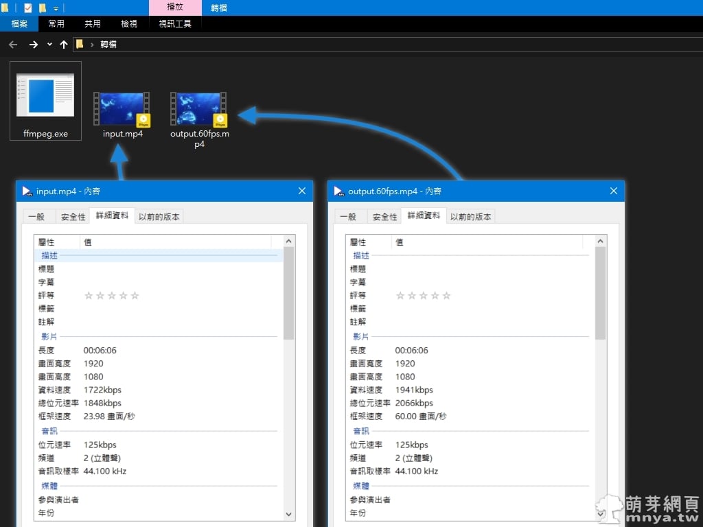 FFmpeg：minterpolate 運動插幀、補幀，任意幀數升至 60 FPS 甚至更高！