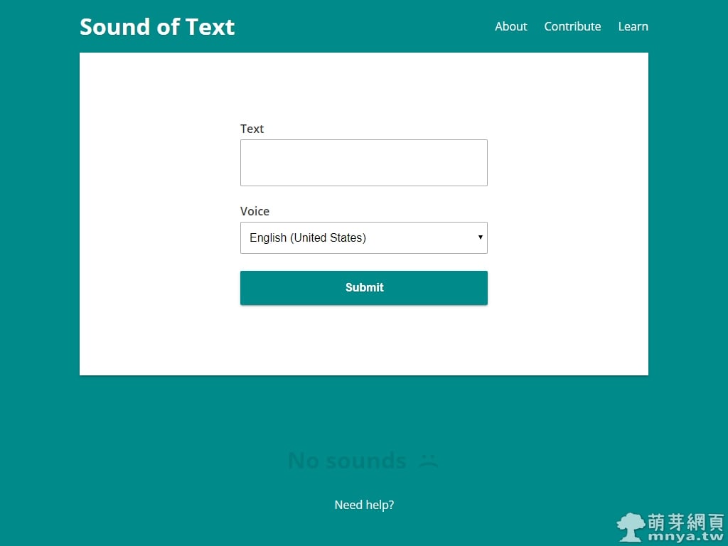 Sound of Text：使用 Google 文字轉語音引擎製作 MP3 聲音檔案