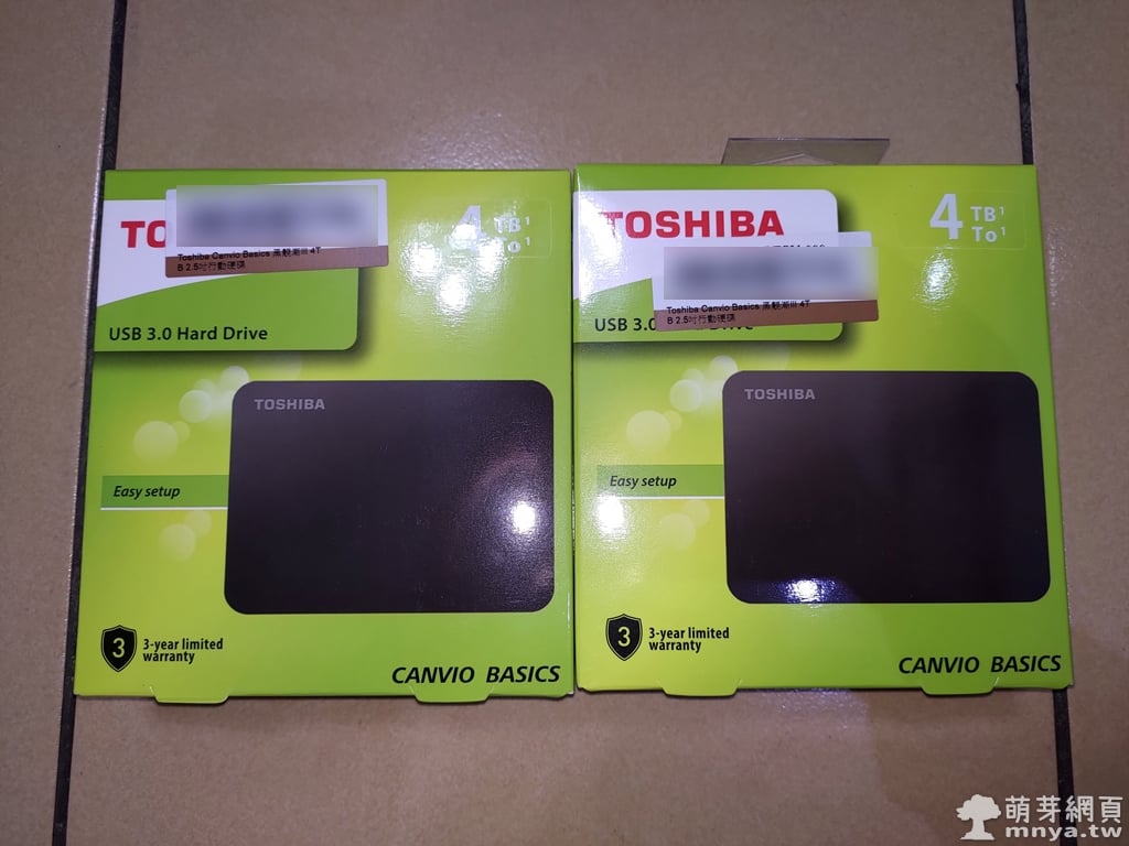 Toshiba Canvio Basics 黑靚潮lll 4TB 2.5吋行動硬碟