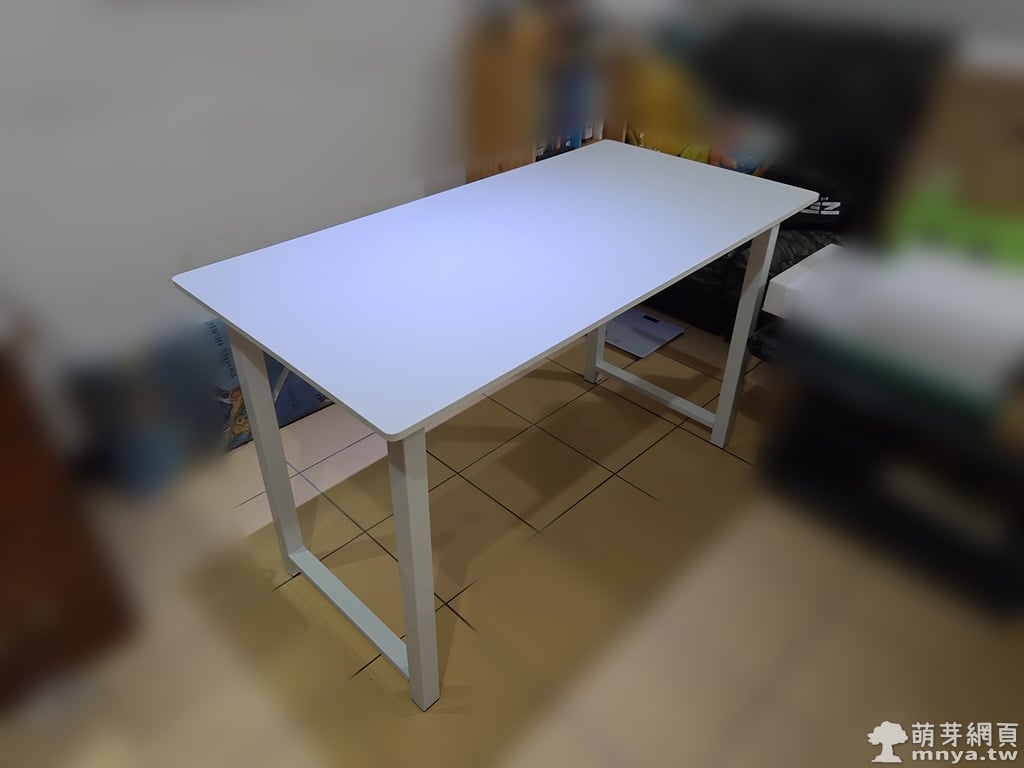 【AOTTO】簡約加厚款鋼木書桌 辦公桌 電腦桌 120CM (白色)