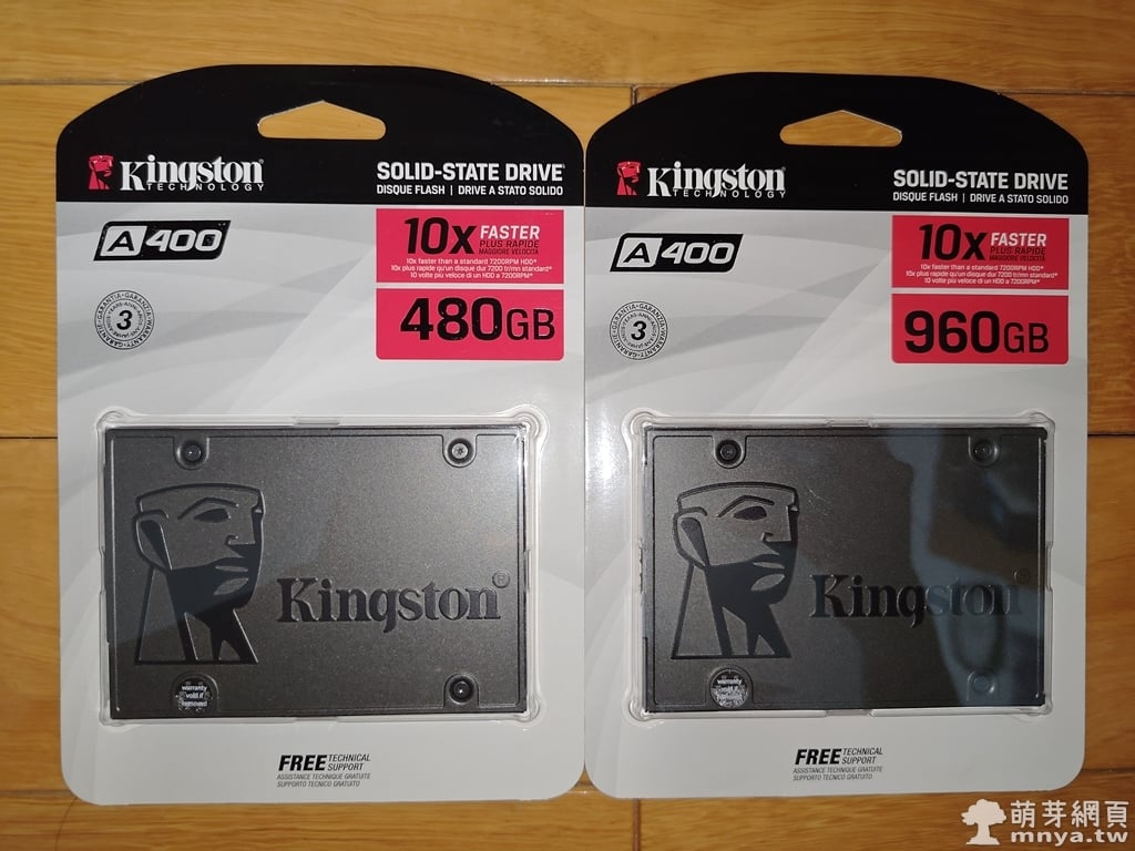 Kingston 金士頓 A400 480G/960G 2.5吋 SATA SSD 固態硬碟
