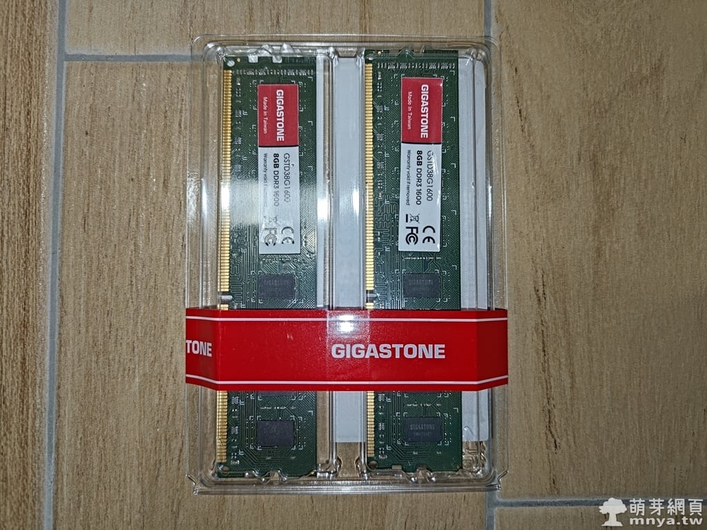 Gigastone DDR3 1600 16GB (8GBx2) 桌上型記憶體