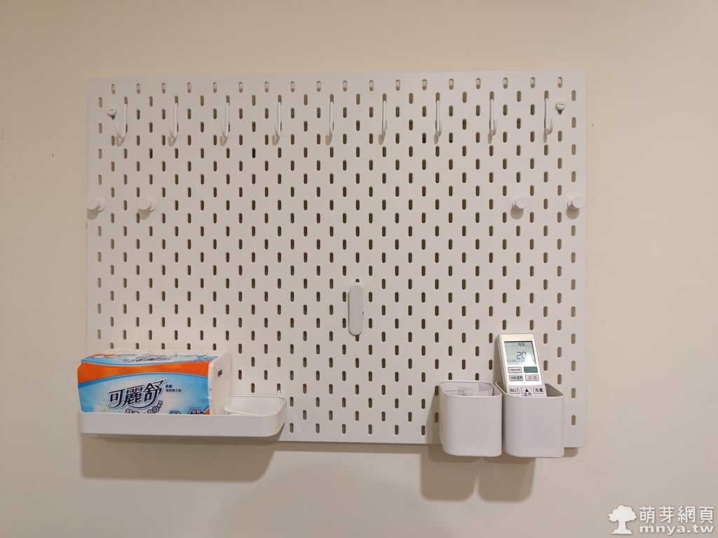 【IKEA】SKÅDIS 收納壁板 (白色，76x56公分)
