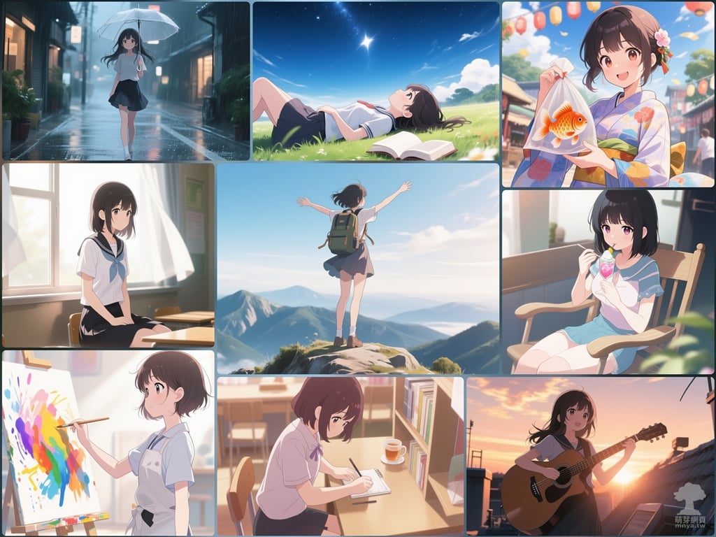 ComfyUI x Qwen-Image：中文提示詞之動漫少女生成示範（應用篇）