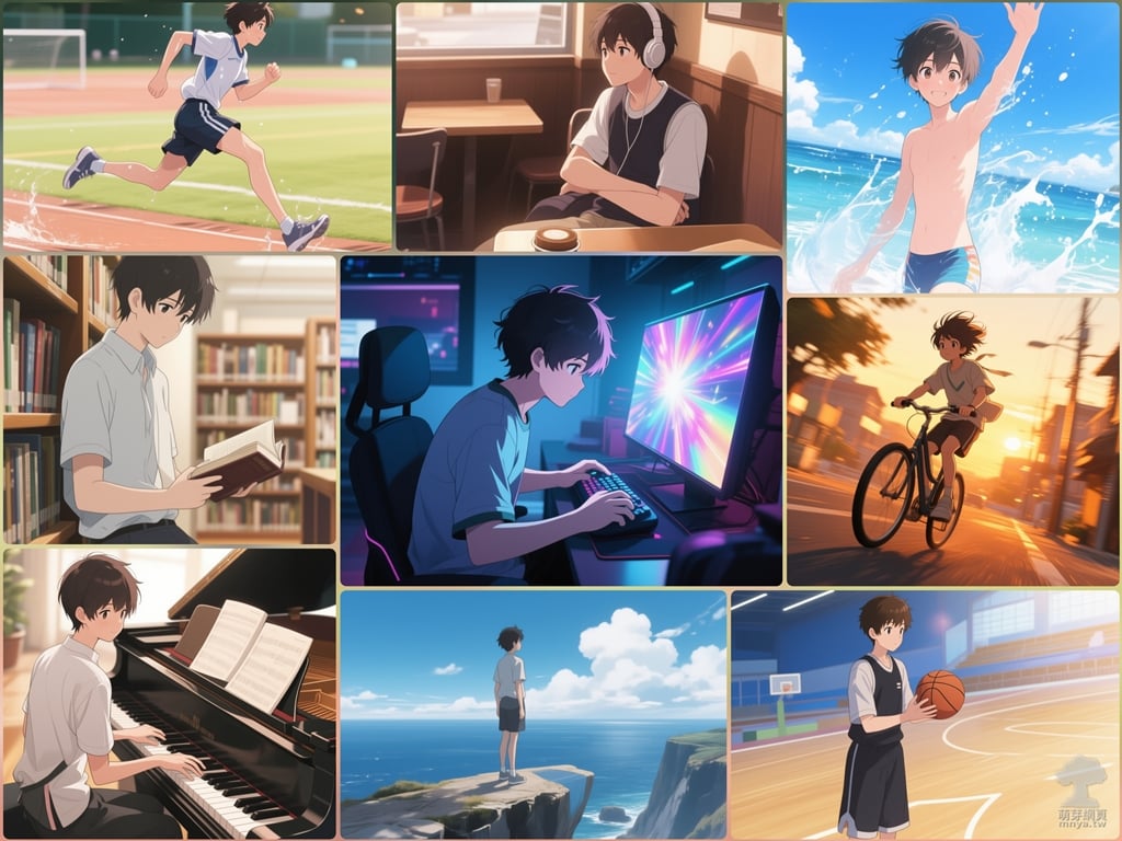 ComfyUI x Qwen-Image：中文提示詞之動漫少年生成示範（應用篇）