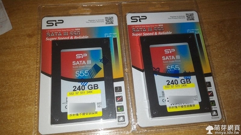 SP SATA III SSD S55 240G 固態硬碟