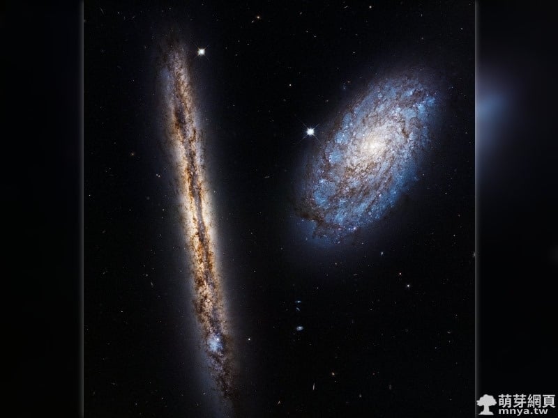 20170420 NGC 4302 & NGC 4298  一對靠近的星系