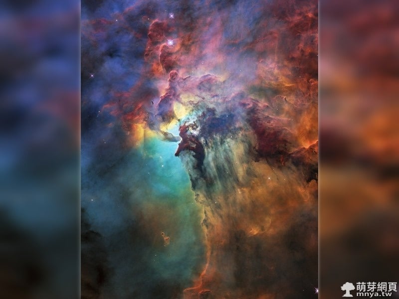 20180419 The Lagoon Nebula 礁湖星雲 [附紅外線版本] (哈伯太空望遠鏡28歲生日照片)
