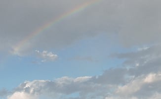 20150821天鵝颱風前夕天空、彩虹記錄