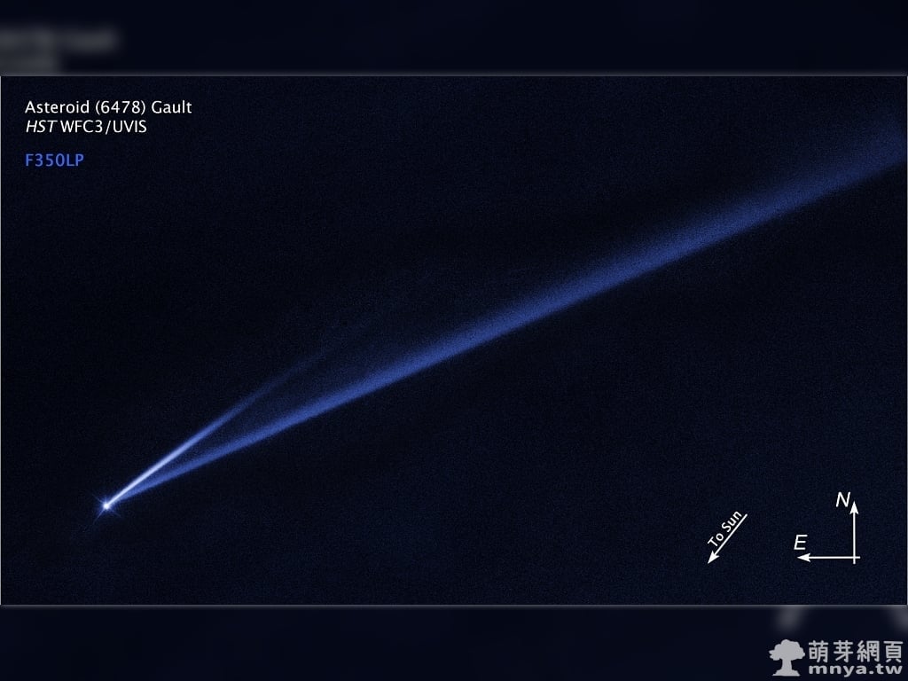 20190328哈伯太空望遠鏡目睹加速旋轉自毀的小行星