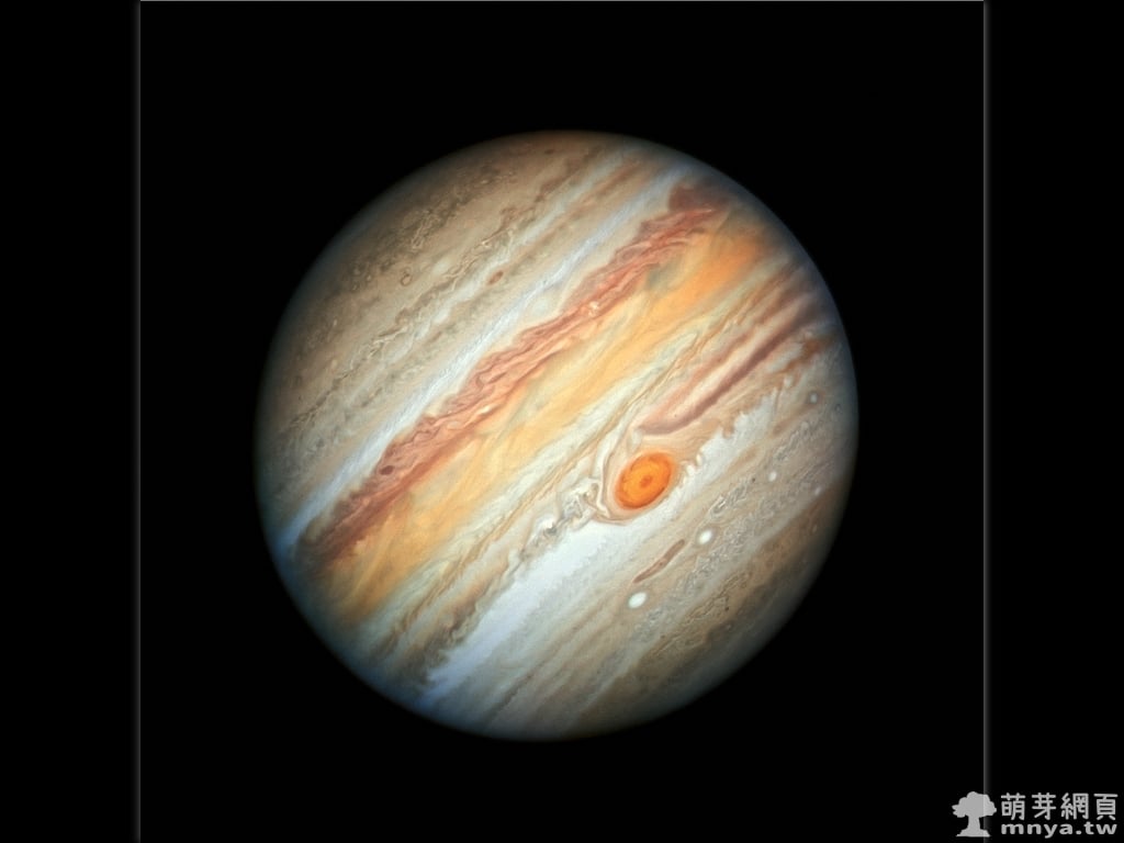 20190627哈伯太空望遠鏡全新的木星影像