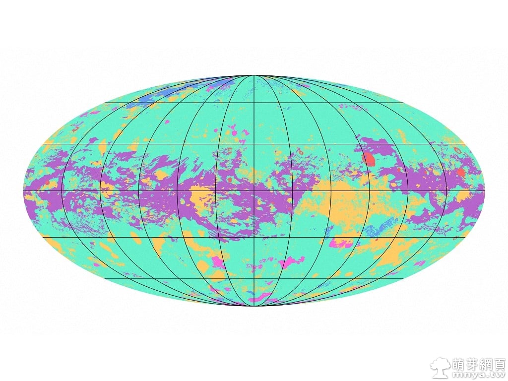 20191118土衛六（泰坦）第一張全球地質圖完成