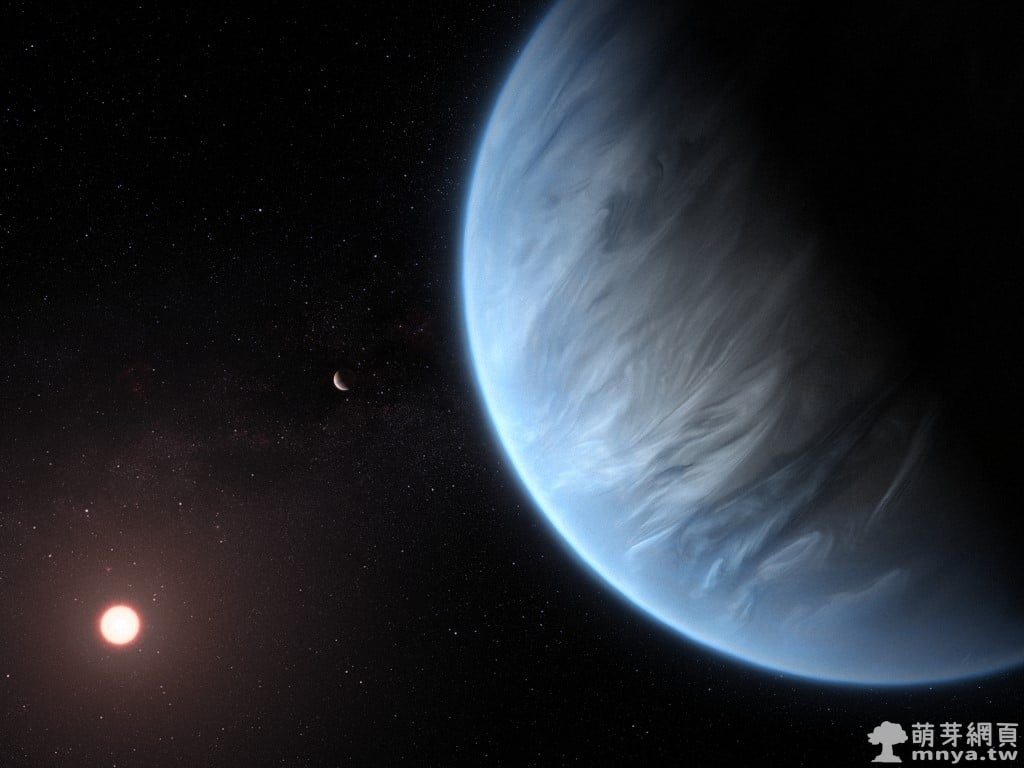 20190912 NASA 哈伯太空望遠鏡首次在適居帶的系外行星上發現水蒸氣