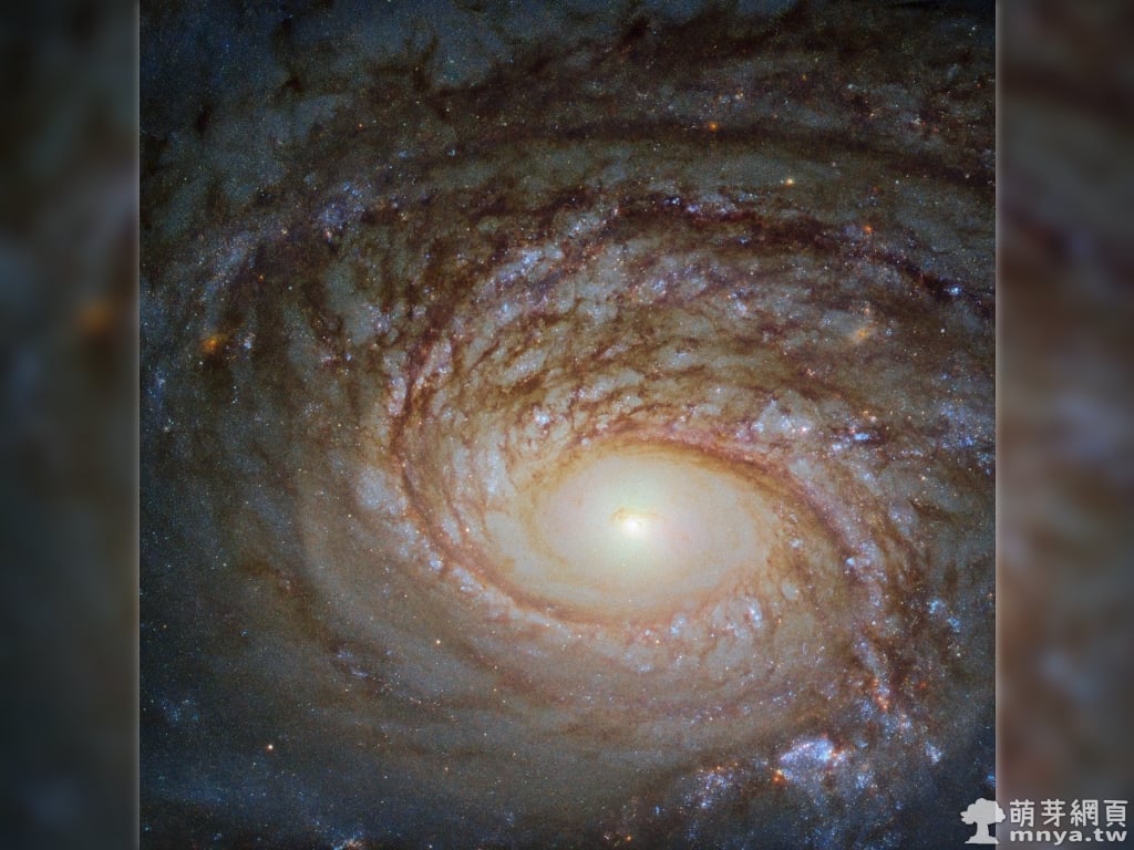 20191115哈伯太空望遠鏡發現了一個奇怪的螺旋星系（NGC 772）