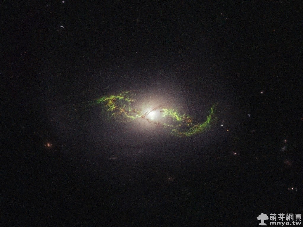 20150402 NGC 5972 星系的綠色絲狀物