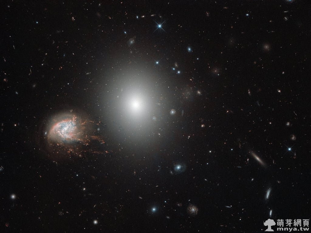 20180917 NGC 4858 & NGC 4860 糾結與爆發