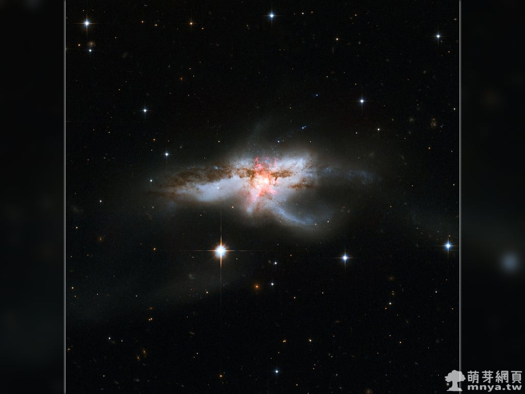 20150518哈伯重新拍攝了纏繞的 NGC 6240