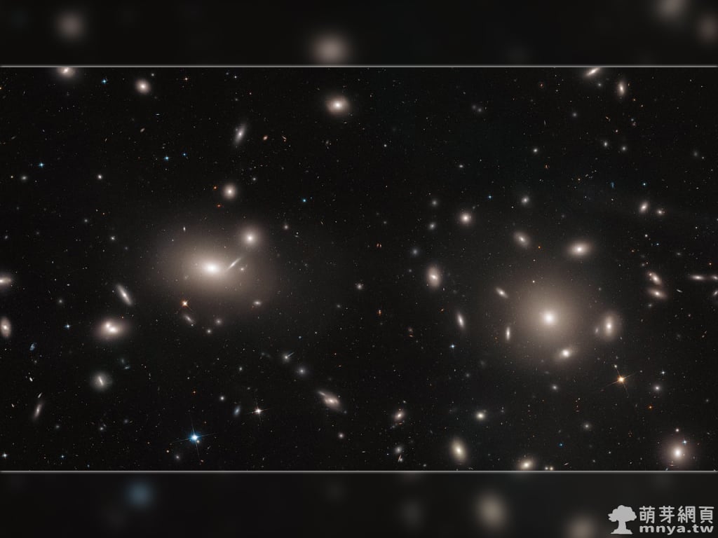 20181203后髮座星系團，星團內的星團