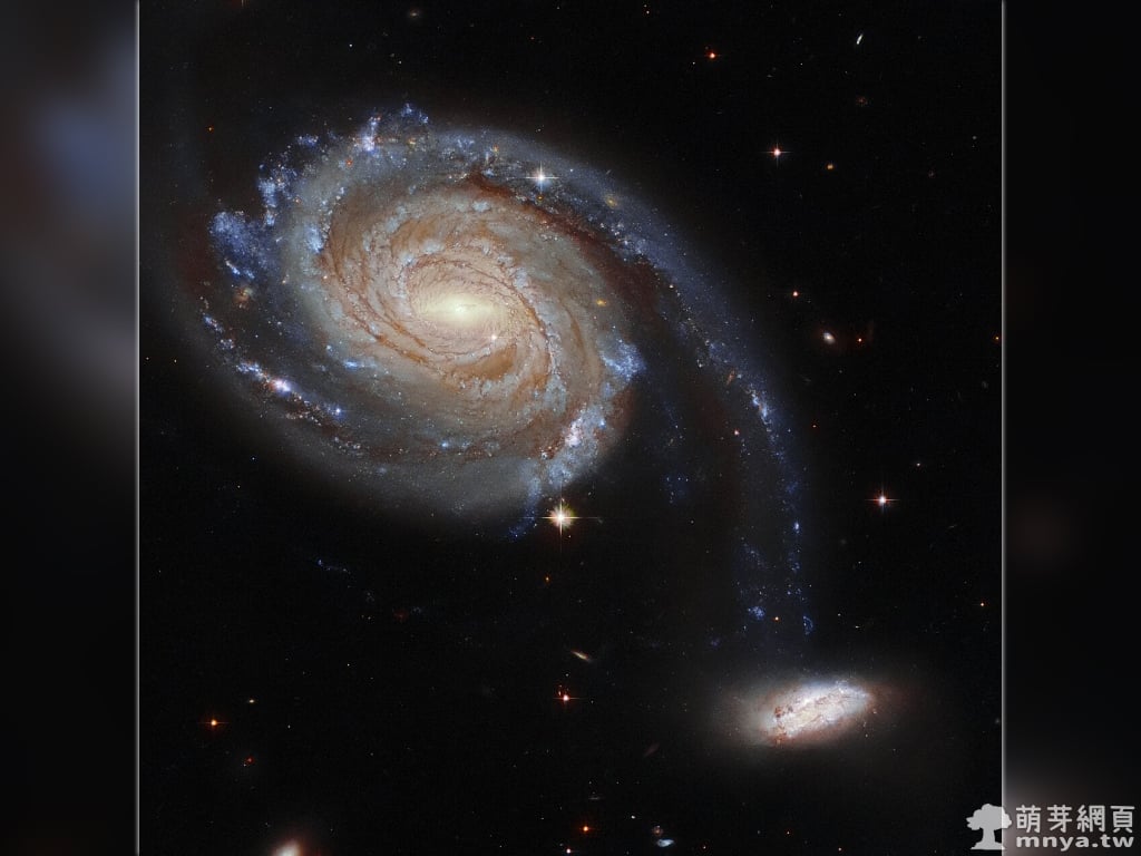 20211018 Arp 86 哈伯看著一對爭吵的星系（NGC 7752＆NGC 7753）