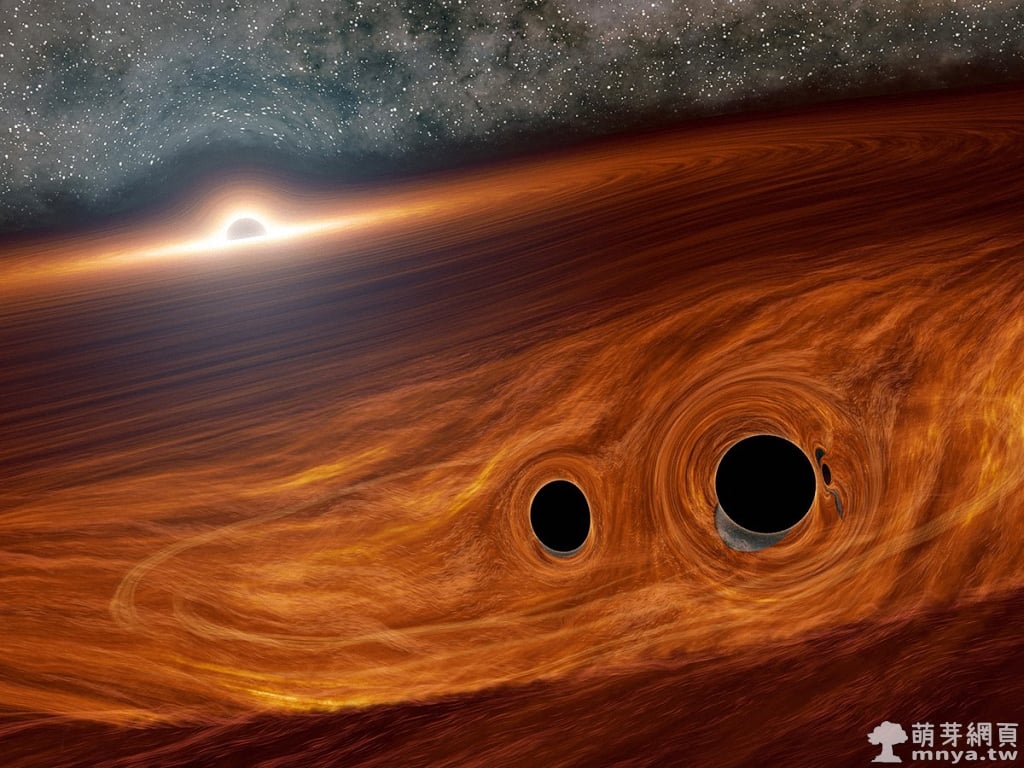 20211126黑洞碰撞可能會有光爆發
