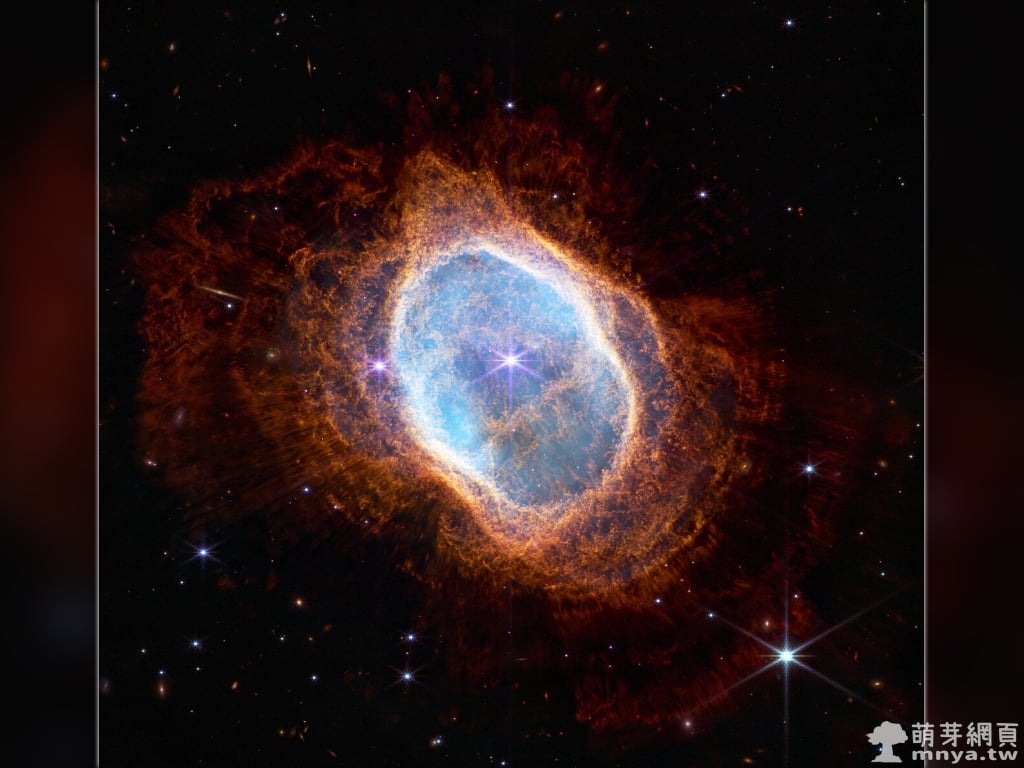 20220712韋伯太空望遠鏡拍攝的南環狀星雲(NGC 3132)