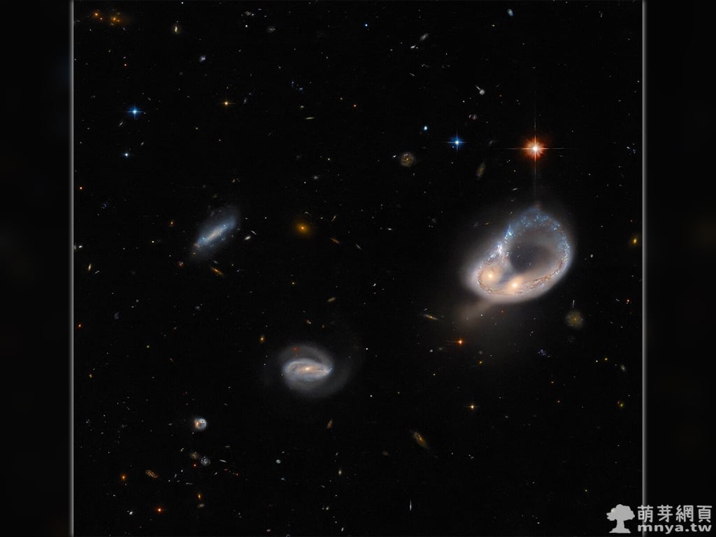 20221121 AM 0417-391 哈伯望遠鏡尋找一個不尋常的星系