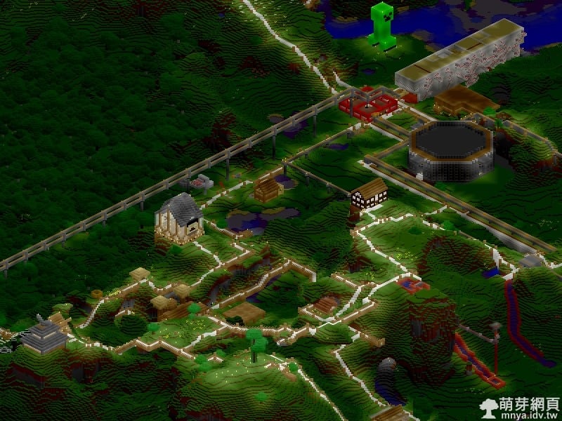 mcmapGUI2:輸出 Minecraft 3D地圖 PNG 圖檔