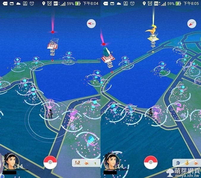 Pokémon GO 家人寶可夢記錄:新竹南寮漁港抓寶聖地