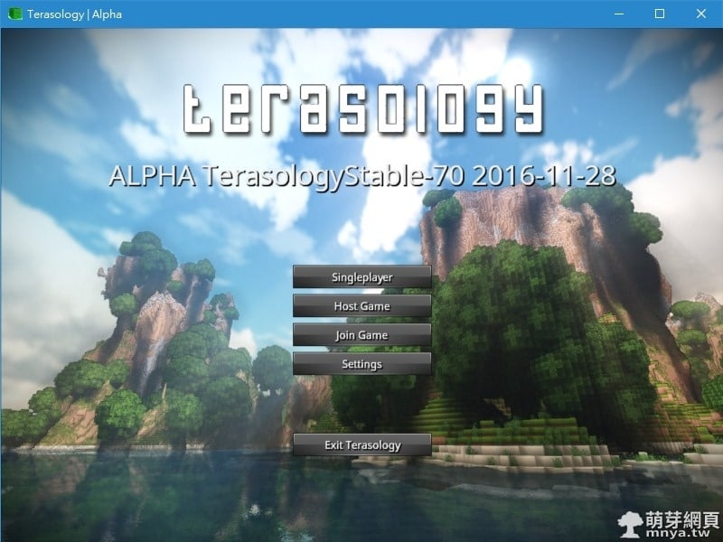Terasology:開源沙盒遊戲、類似 Minecraft 遊戲、光影地圖，首次遊玩記錄
