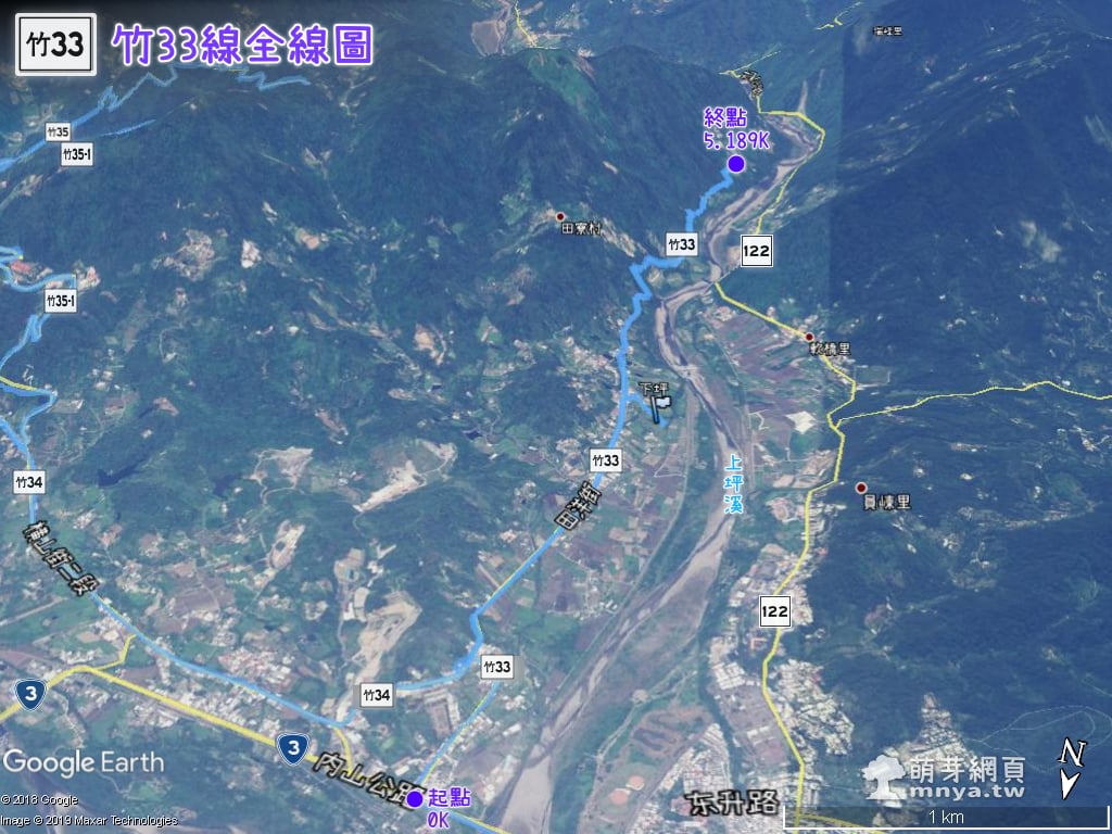 20190702竹33線(全線記錄、附路線圖)﹝新竹橫山﹞