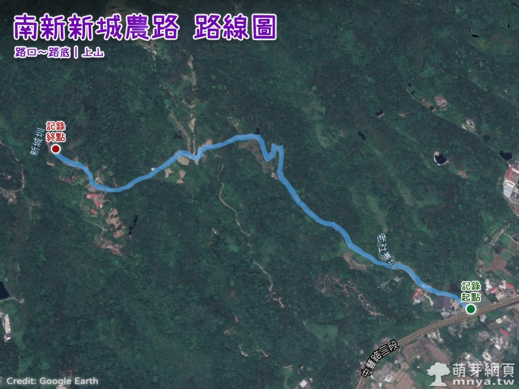 20211015南新新城農路(附路線圖、航跡圖、GPX)﹝新竹關西﹞